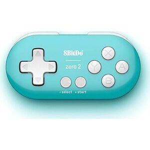 8BitDo Zero 2 Wireless Controller – Turquoise Edition – Nintendo Switch