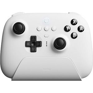8BitDo Ultimate Wireless Controller with Charging Dock – White – Nintendo Switch