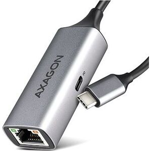 AXAGON ADE-TXPD, Gigabit Ethernet LAN network adaptér, USB-C 5 Gbps, PD 100 W