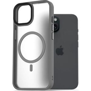 AlzaGuard Matte Case Compatible with Magsafe pre iPhone 15 sivý