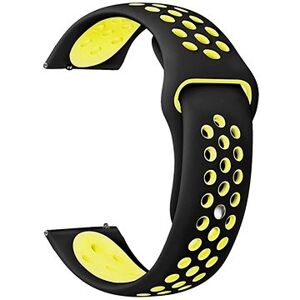 Eternico Sporty Universal Quick Release 22 mm Vibrant Yellow and Black