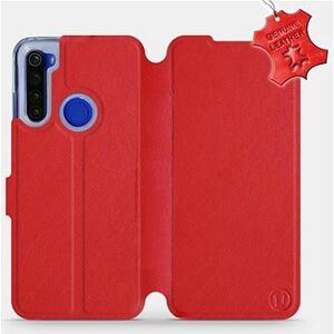 Flip puzdro na mobil Xiaomi Redmi Note 8T – Červené – kožené – Red Leather