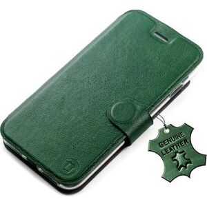 Mobiwear kožené flip puzdro na Samsung Galaxy A53 5G – Zelené