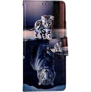 TopQ Pouzdro Xiaomi Redmi 12C knížkové Tygr 95582