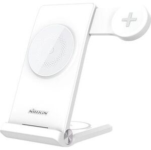 Nillkin PowerTrio 3 v 1 Bezdrôtová Nabíjačka MagSafe na Samsung Watch White