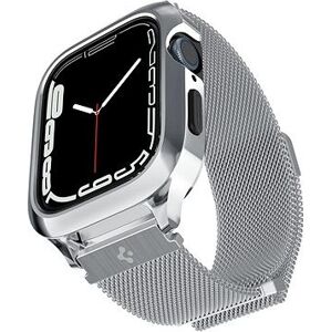 Spigen Metal Fit Pro Silver Apple Watch 8/7 45 mm