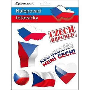 SPORTTEAM Tetovacie obtlačky ČR 2