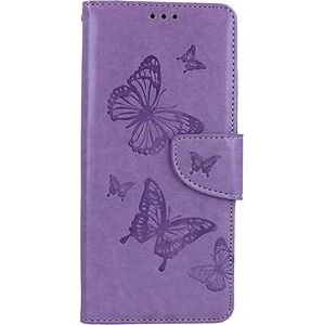 TopQ Puzdro Xiaomi Redmi 12C knižkové Butterfly fialové 113207