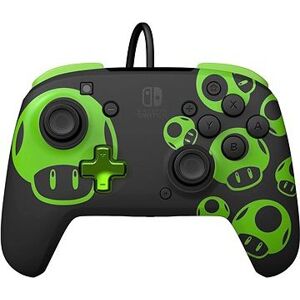 PDP REMATCH Wired Controller –1Up Glow In The Dark – Nintendo Switch